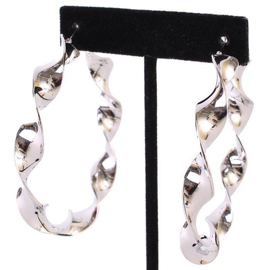 Twisted Hoop Earring