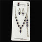 Rhinestones Round 3 Pcs Necklace Set