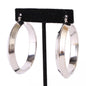 .60 inch Metal Triangle Tubing Hoop Earring