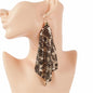 Metal Mesh Long Earring