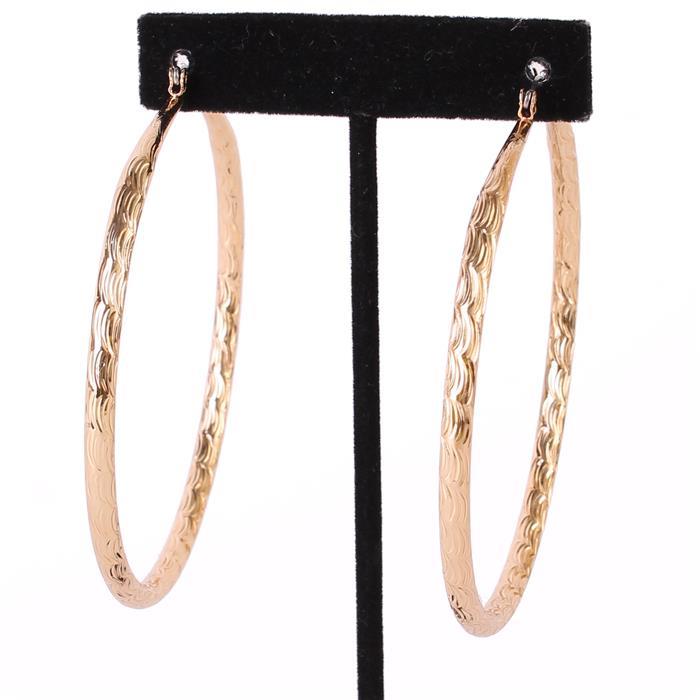 .80 inch Metal Hoop Earring