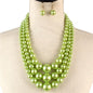 3 Layered Pearl Necklace Set