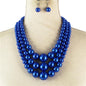 3 Layered Pearl Necklace Set