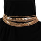 Fashion Metal Link 8 Row Choker