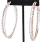 Metal Beads Hoop Earring