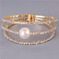 Pearl Rhinestone Bracelet