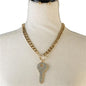 Link Chain Key Necklace Set