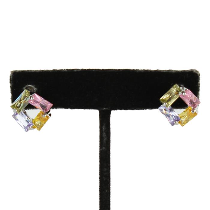 Square CZ Earring