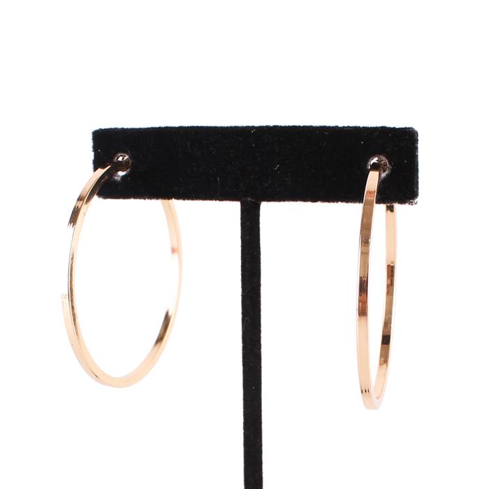 .45 inch  Metal Clip-Hoop Earring