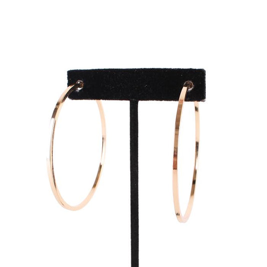 .60 inch  Metal Clip-Hoop Earring