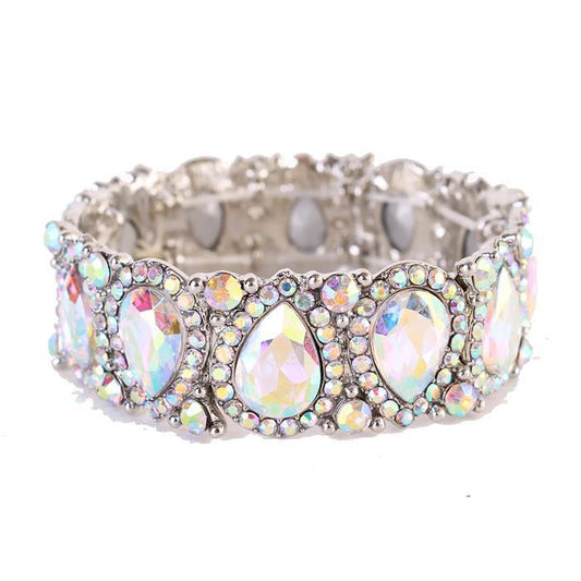 Crystal Tear Stertch Bracelet