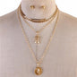 Multi-Chain Religion Necklace Set