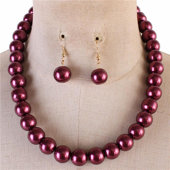 Fashion Pearl Necklace Set