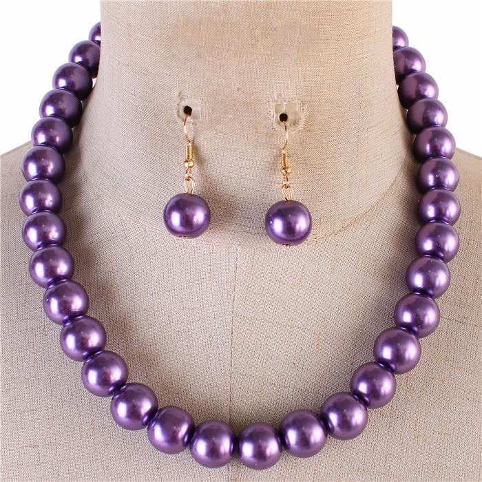 Fashion Pearl Necklace Set