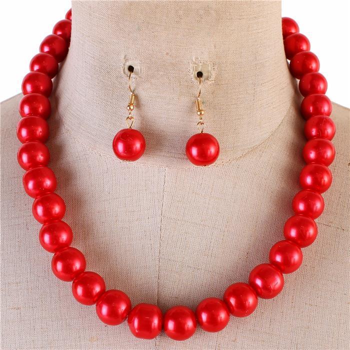 Fashion Pearl Necklace Set