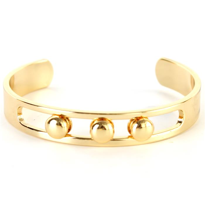 Metal Three Round Bangle