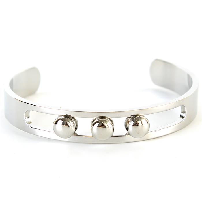 Metal Three Round Bangle