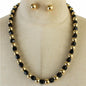 Pearl Cubic Necklace Set