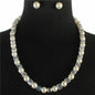 Pearl Cubic Necklace Set