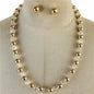 Pearl Cubic Necklace Set