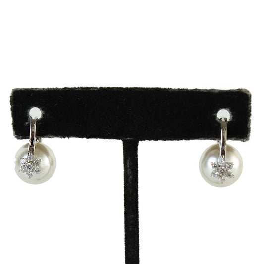 Cubic Zirconia Huggie Earring