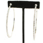 0.70 inch Rhinestone Hoop Earring