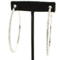 0.70 inch Rhinestone Hoop Earring