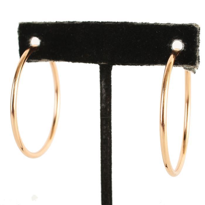 40mm Endless Metal Hoop Earring