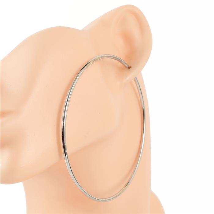 80mm Metal Hoop Earring