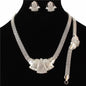 Rhinestone Casting 3PCS Necklace Set