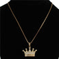 CZ Crown Pendant Necklace