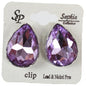 Crystal Tear Clip-On Earring