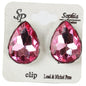 Crystal Tear Clip-On Earring