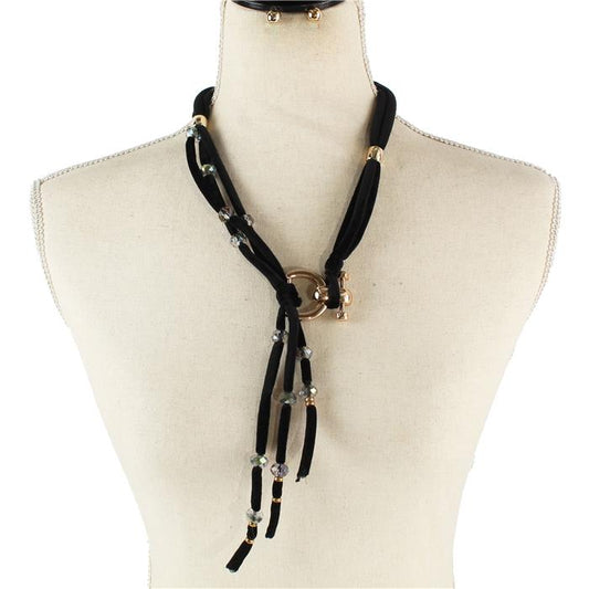 Fashion Velvet Necklace Set