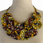 Fashion Rhinestones Patterned Necklace