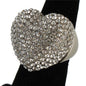 Fashoin Rhinestones Heart Ring