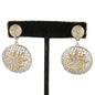 CZ Round Star Earring