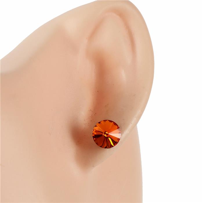 Swarovski 8mm Crystal Earring