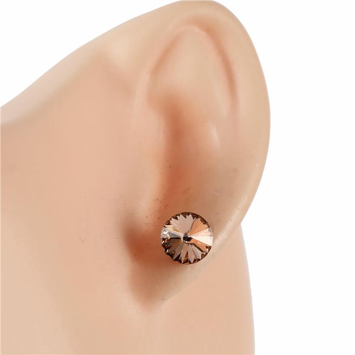 Swarovski 8mm Crystal Earring