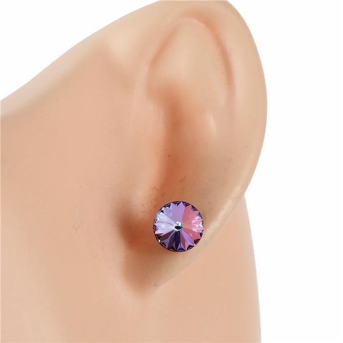 Swarovski 8mm Crystal Earring