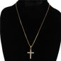 Cubic Zirconia Cross Necklace