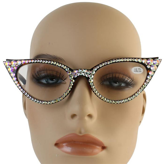 +2.75Swarovski Cat Eye Reading Glass