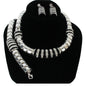 Metal Striple 3 Pcs Necklace Set