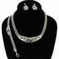 Metal Rhinestone 3 Pcs Necklace Set