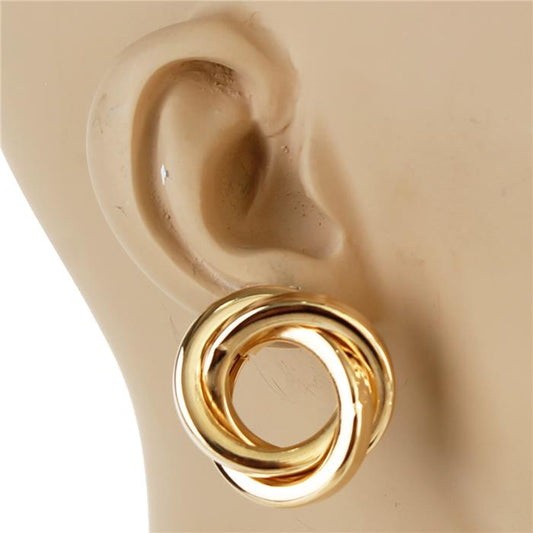 Metal Fashion Round Earring