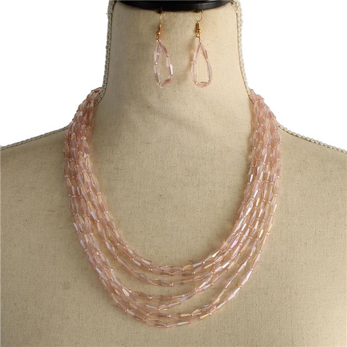 Fashion Multilayereds Beads Necklace Set