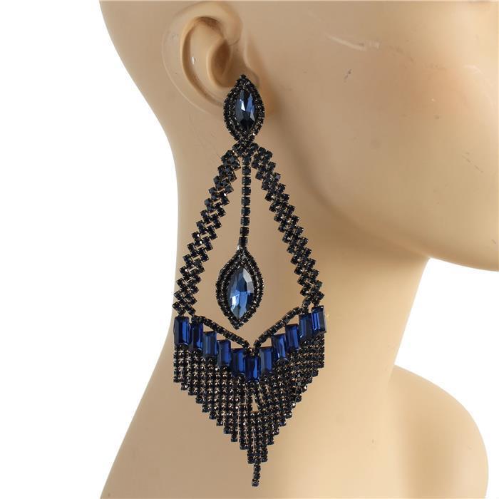 Crystal Evening Chandelier Earring