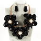 Fashion Flower Necklace Set