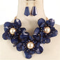 Fashion Flower Necklace Set