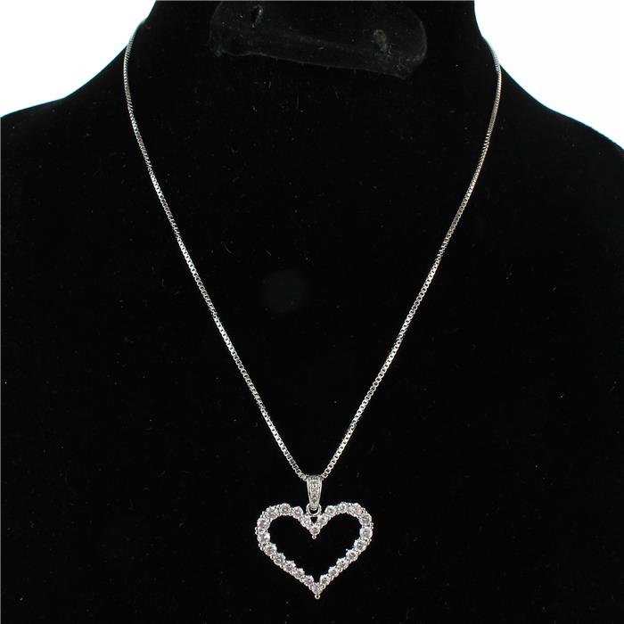 CZ Heart Necklace